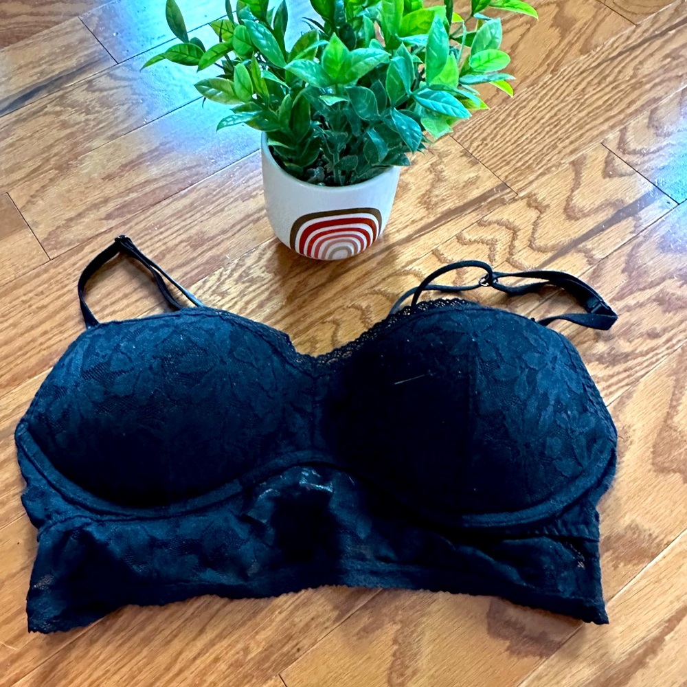 PINK Victoria's Secret Black Lace Bra